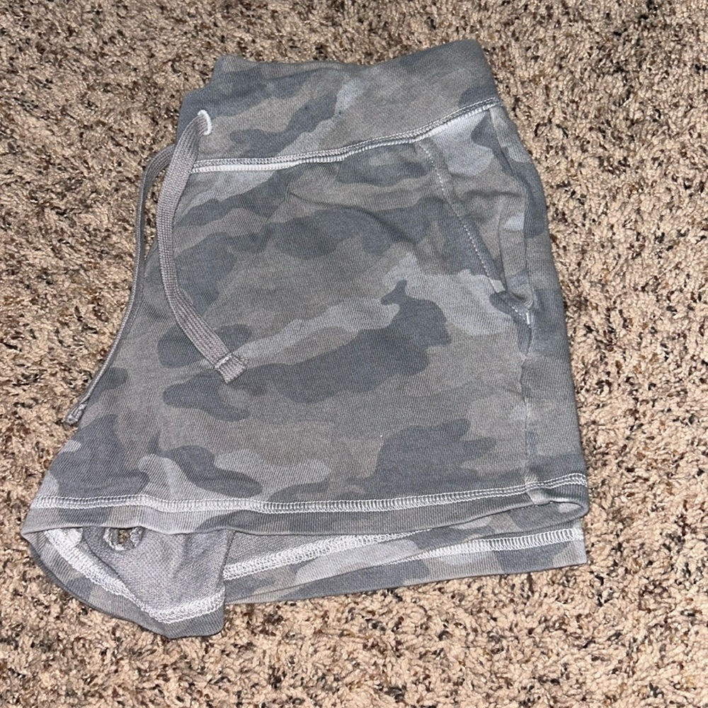 womens camo lounge shorts
